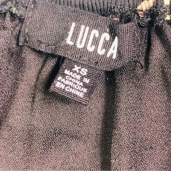 LUCCA Boho Black Floral Maxi Dress - Picture 6 of 15